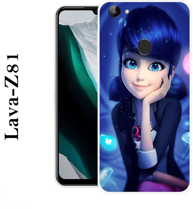 PALWALE BALAJI Back Cover for Lava Z81  (Blue, Silicon)