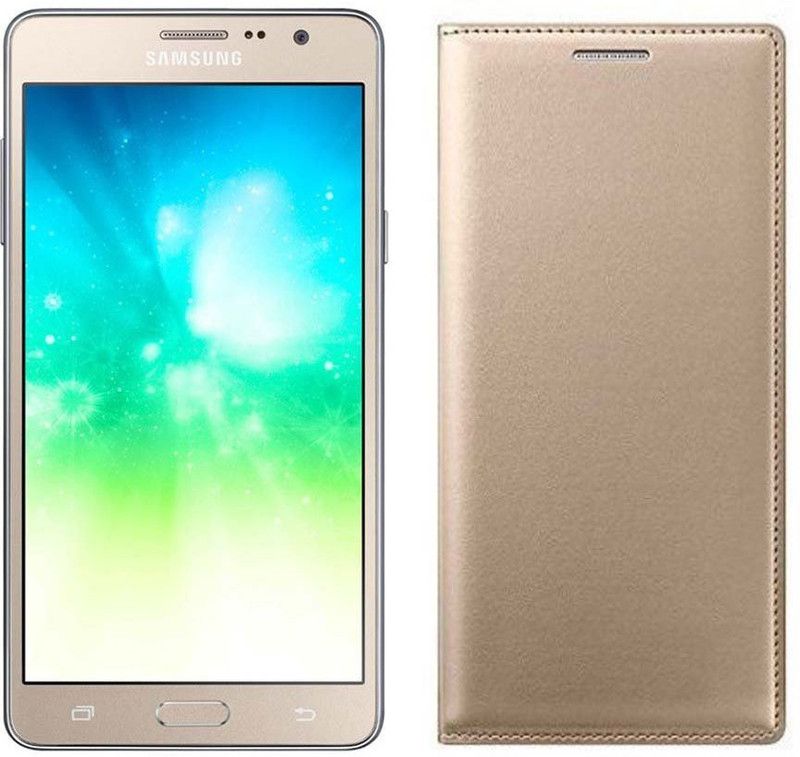 CASE CREATION Book Cover for Gionee Pioneer P5 Mini  (Gold, Grip Case, Pack of: 1)