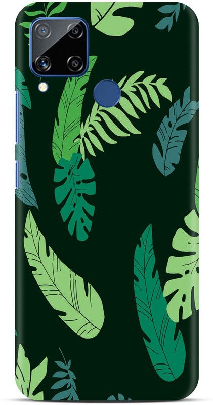 Sankee Back Cover for Realme C15 Qualcomm Edition  (Green, Hard Case)