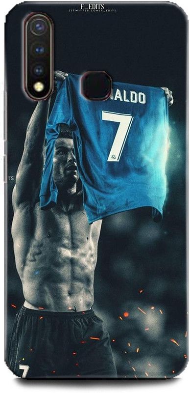 INDICRAFT Back Cover for Vivo U3 CRISTIANO RONALDO, CR-7, REAL MADRID, FOOTBALL, JERSEY, SPORTS  (Multicolor, Hard Case, Pack of: 1)