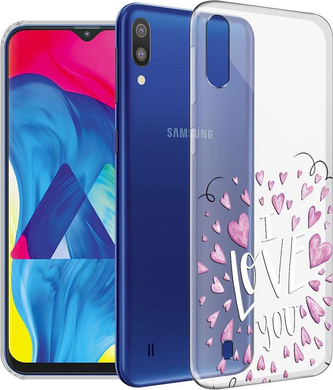 Fashionury Back Cover for Samsung Galaxy M10  (Multicolor, Grip Case, Silicon, Pack of: 1)