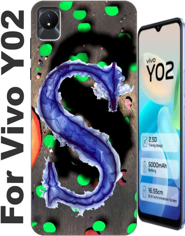 RDcon Back Cover for Vivo Y02 2732  (White, Grip Case, Silicon, Pack of: 1)