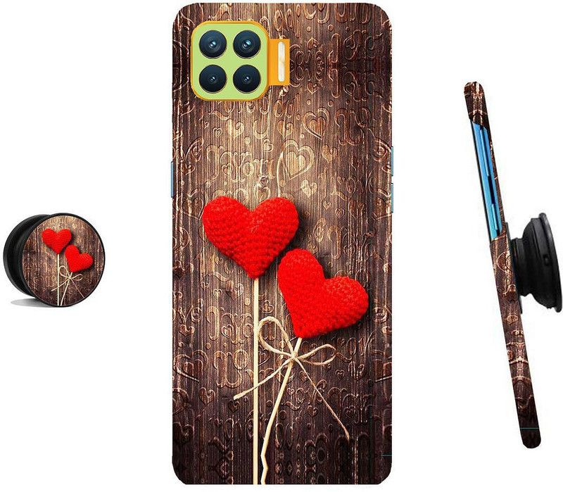 SPBR Back Cover for Oppo F17 Pro  (Brown, Red)
