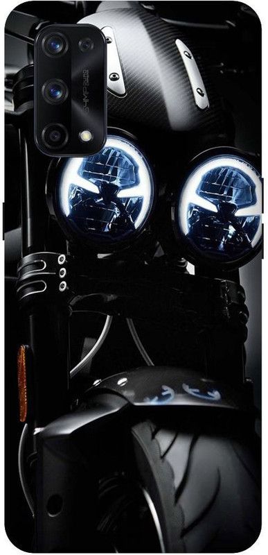 itrusto Back Cover for Realme X7 Pro 5G  (Black, Blue, Hard Case, Pack of: 1)