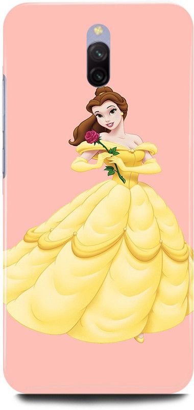 FRONK Back Cover for Redmi 8A Dual, GIRL, CUTE, GIRL, LOVELY, GIRL, ANIME, GOLDEN, LOVE  (Beige, Hard Case, Pack of: 1)