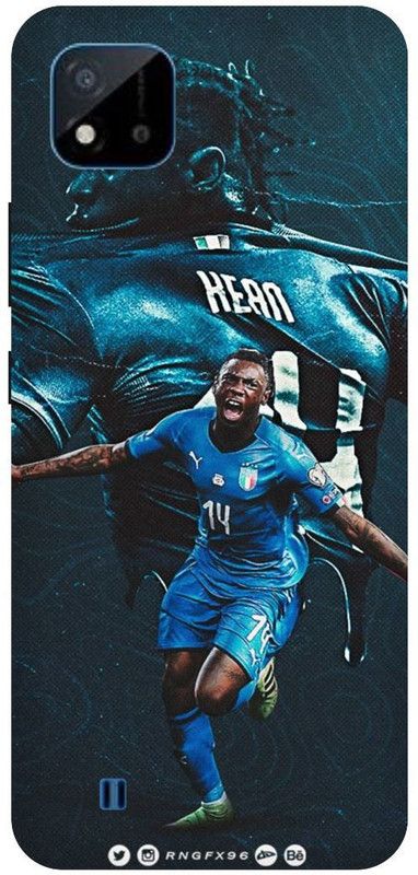 Zaplab Back Cover for Realme C20, RMX3063 / RMX3061 Moise Kean Kean Printed Back Cover  (Multicolor, Hard Case, Pack of: 1)