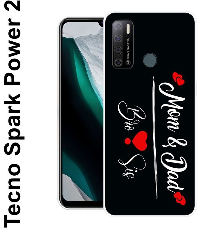 SIMAWAT Back Cover for Tecno Spark Power 2  (Multicolor, Grip Case, Silicon)