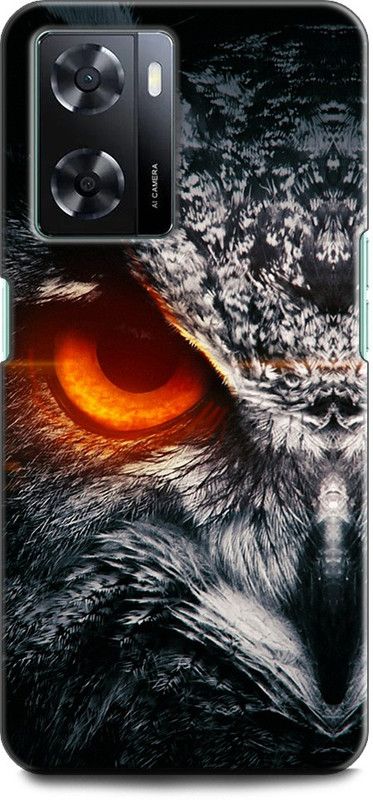 KEYCENT Back Cover for OPPO A77, CPH2385 OWL, FUNNY OWL, NIGHT WATCH, ABEJ, BEOGRAD, TRIPPY  (Multicolor, Shock Proof, Pack of: 1)