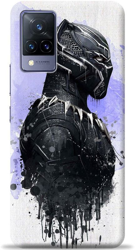 Loffar Back Cover for Vivo V21 5G  (Black, Shock Proof, Pack of: 1)