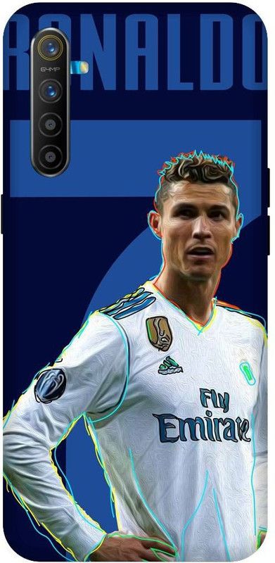 SSMORYA Back Cover for Realme X2 Ronaldo CR-7 Printed Back Cover  (Multicolor, Waterproof, Pack of: 1)