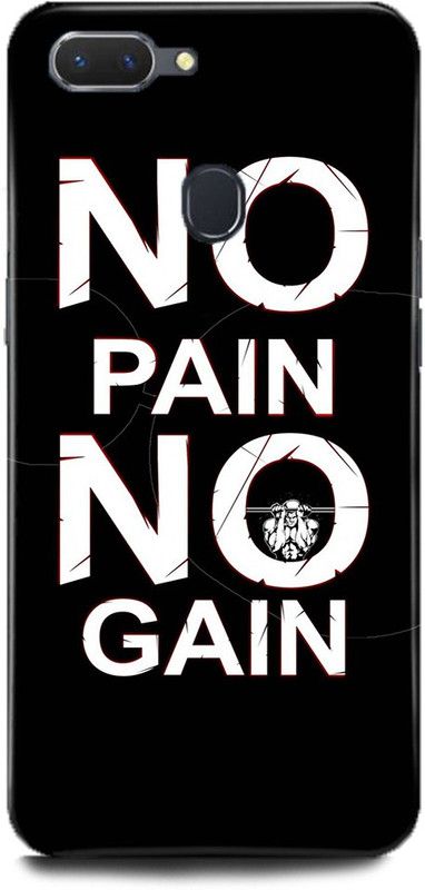 MP ARIES MOBILE COVER Back Cover for Realme 2 Pro, Gold,Gym,Fitness,Workout,Gym,No,Pain,No,Gain,Stop,Wishing,Start,Doing,  (Multicolor, Hard Case, Pack of: 1)