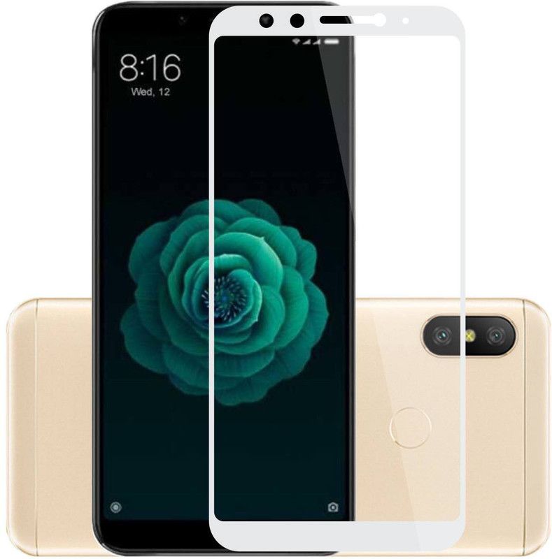 CASE CREATION Edge To Edge Tempered Glass for Xiaomi MiA2 (Mi 6X)  (Pack of 1)