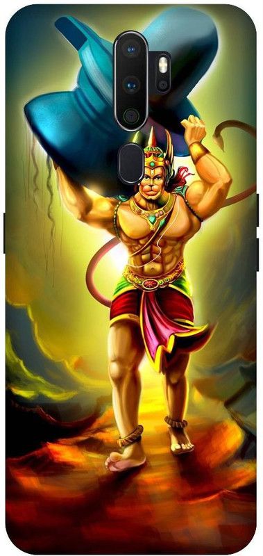 SSMORYA Back Cover for OPPO A5 2020 (Hanuman) Printed Back Cover  (Multicolor, Waterproof, Pack of: 1)