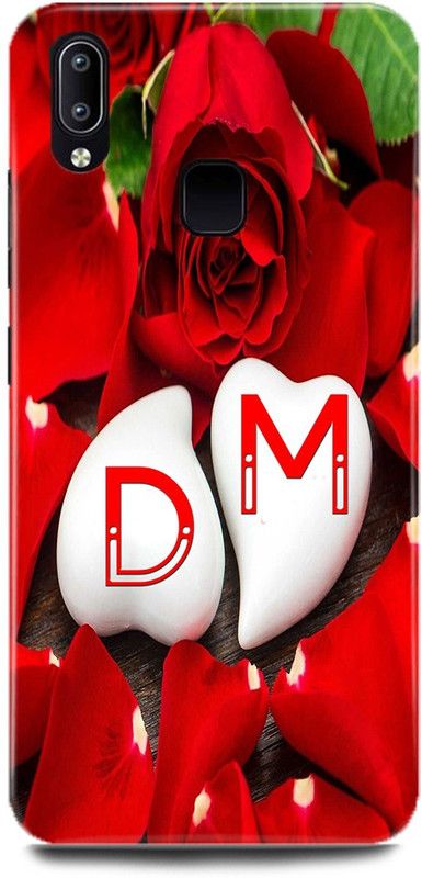 MP ARIES MOBILE COVER Back Cover for Vivo Y95/ Vivo1807,D Loves M Name,D Name, M Letter, Alphabet,D Love M NAME  (Multicolor, Hard Case, Pack of: 1)