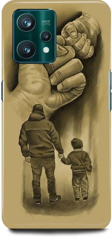 play fast Back Cover for Realme 9 Pro 5G  (Brown, Hard Case, Pack of: 1)