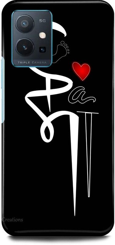play fast Back Cover for Vivo y75 5G, V2142 MOM, DAD, MAA, PAA, LOVE  (Black, Hard Case, Pack of: 1)