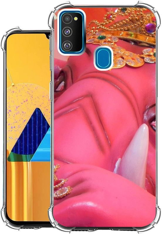 ONLITE Back Cover for Samsung Galaxy M30s  (Orange, Shock Proof, Silicon, Pack of: 1)