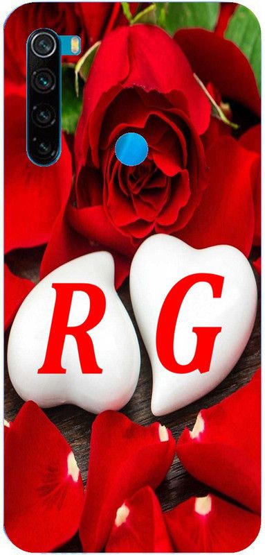 Artcase Back Cover for Redmi Note 8  (Red, Dual Protection, Silicon)