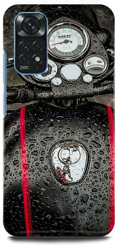 play fast Back Cover for Redmi Note 11S ROYAL, ENFIELD, BULLET, CLASSIC, BIKE, LOVER, RACER  (Grey, Hard Case, Pack of: 1)