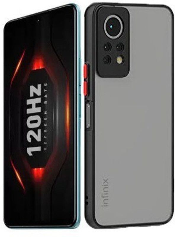 S-Hardline Back Cover for infinix Note 11s, (Smoke Matte Finish Camera Protection)  (Black, Pack of: 1)