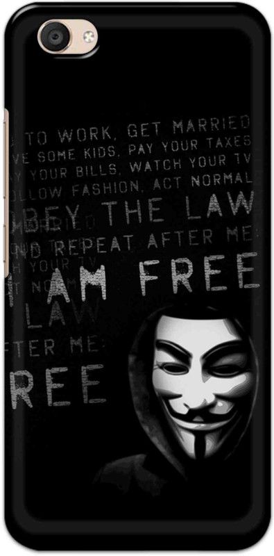 NDCOM Back Cover for Vivo V5 Plus I Am Free Printed  (Multicolor, Hard Case, Pack of: 1)