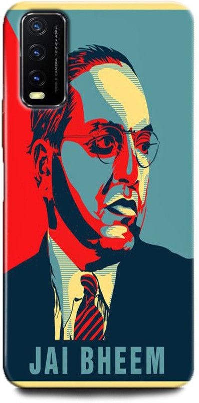 INDICRAFT Back Cover for Vivo Y12G, V2068 BABA SAHEB, DR BHIMRAV AMBEDKAR JI, BHIMRAO RAMJI AMBEDKAR  (Multicolor, Dual Protection, Pack of: 1)