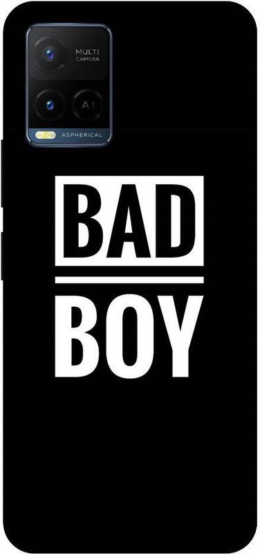 BYXIS Back Cover for Vivo Y21 Bad Boy, Black and white, attitude, Cool, Style  (Multicolor, Shock Proof, Pack of: 1)
