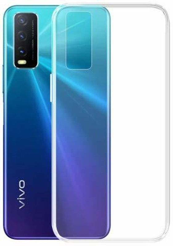 Masprockz Back Cover for Vivo Y20i  (Transparent, Silicon)
