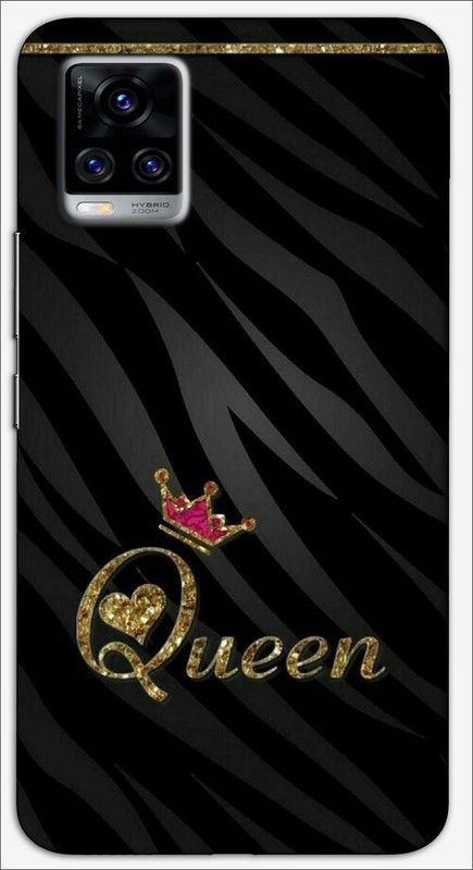 CROKIAN Back Cover for ViVO V20 Queen Back Cover  (Multicolor, Hard Case, Pack of: 1)