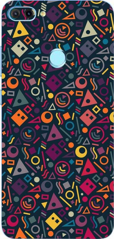 Mclaxa Geometric Shapes Back Mobile Skin, Geometric Shapes, Infinix Hot 6 Pro Mobile Skin  (Geometric Shapes Skin With Super Matte Finish,,)
