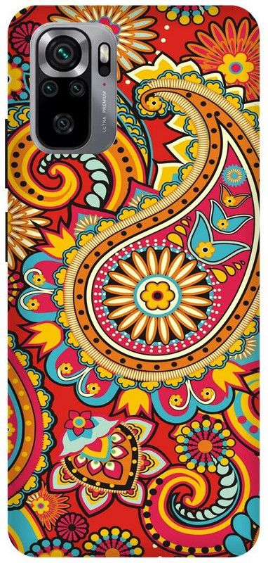 DIKRO Back Cover for REDMI Note 10S, MZB08PLIN, MANDALA, ART, RANGOLI, ART, DESIGN  (Multicolor, Hard Case, Pack of: 1)