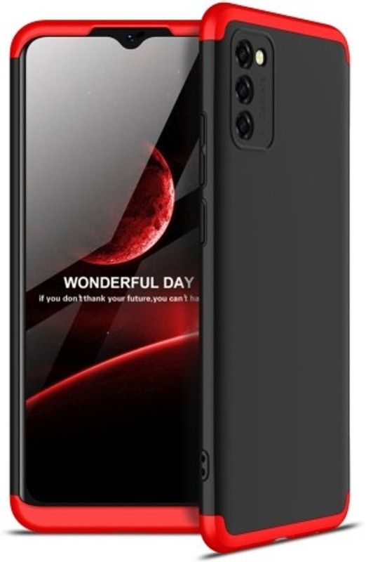 Cermarise Front & Back Case for Samsung Galaxy A02s  (Red, Dual Protection, Pack of: 1)