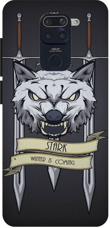 PICHKU Back Cover for REDMI NOTE 9-M2003J15SC-BOYS,WOLF,WILD,ANIMAL COVER,INSANSE,DANGEROUS,ATTITUDE  (White, Hard Case, Pack of: 1)