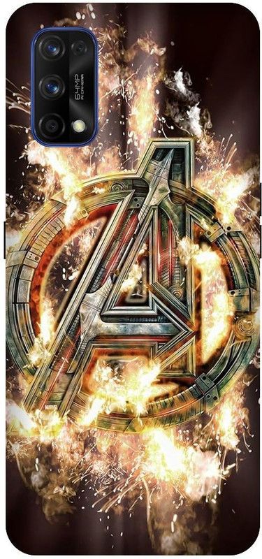 UMPRINT Back Cover for Realme 7 Pro Captain America Marvel Superhero Printed Back Cover  (Multicolor, Hard Case, Pack of: 1)