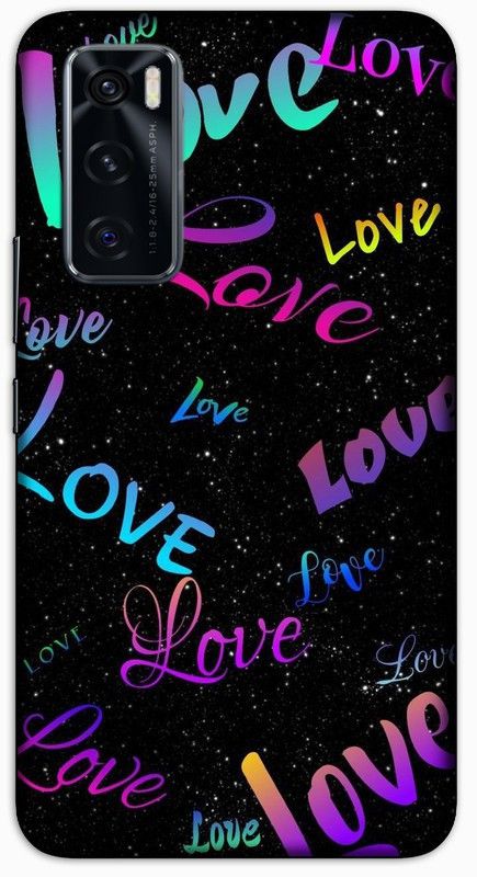 CROKIAN Back Cover for ViVO V20 SE Love Back Cover  (Multicolor, Hard Case, Pack of: 1)