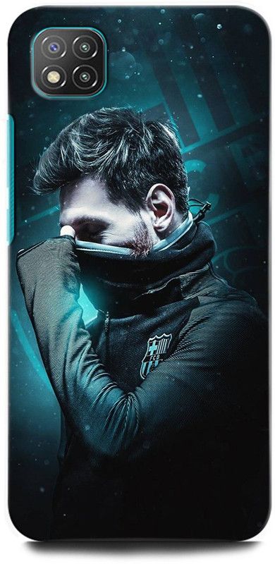 INTELLIZE Back Cover for POCO C3 MZB07RHIN MESSI, LIONE MESSI, FOTBALL, MESSI 10, BARCELONA, SPORTS  (Multicolor, Hard Case, Pack of: 1)