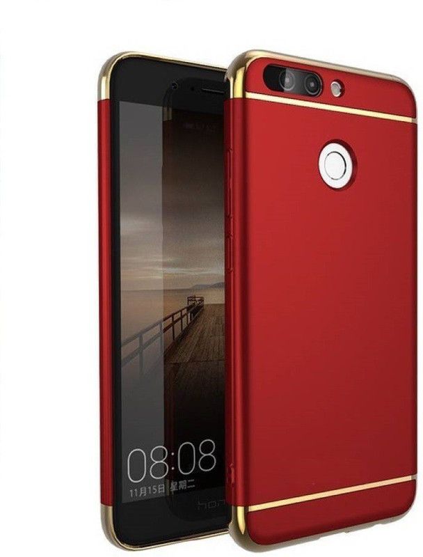 COVERBLACK Back Cover for OPPO CPH1823 (F9 Pro)  (Red, Dual Protection, Pack of: 1)