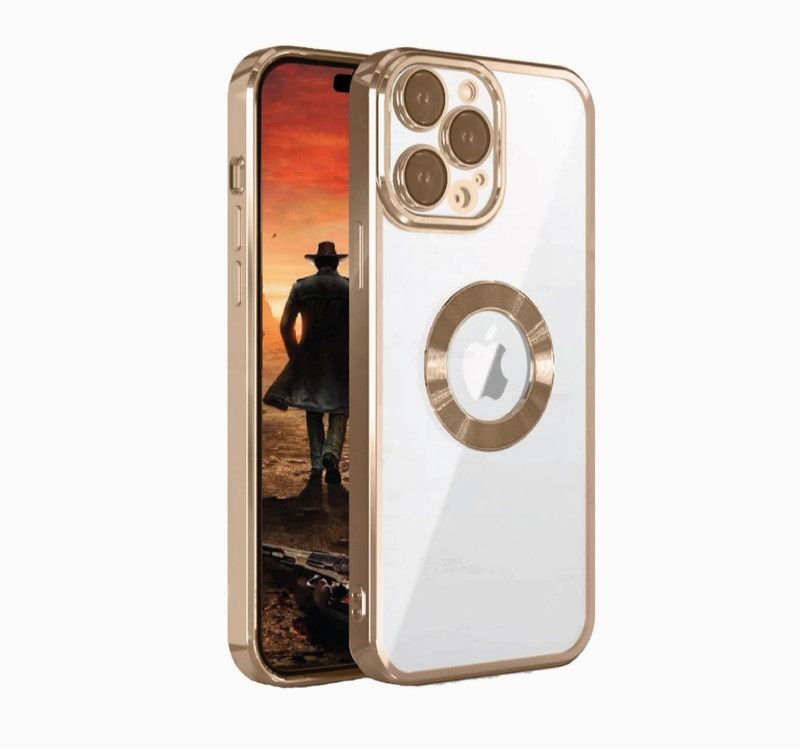 Advance fashion Back Cover for Apple iphone 11 pro max  (Gold, Camera Bump Protector, Pack of: 1)
