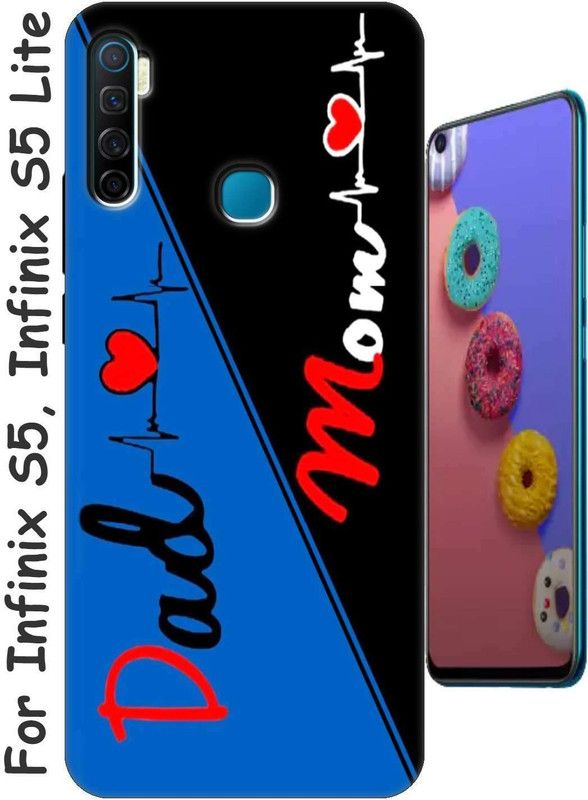 Auqueno Back Cover for Infinix S5/ Infinix S5 Lite 2686  (Orange, Shock Proof, Silicon, Pack of: 1)