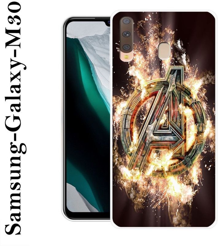 KUDI Back Cover for Samsung Galaxy M30  (Multicolor, Grip Case, Silicon)