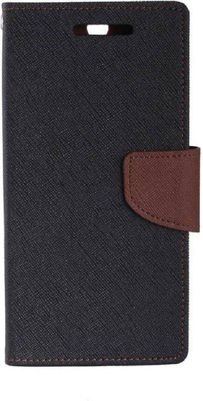 Mehsoos Flip Cover for Lenovo K8 Plus  (Brown, Pack of: 1)
