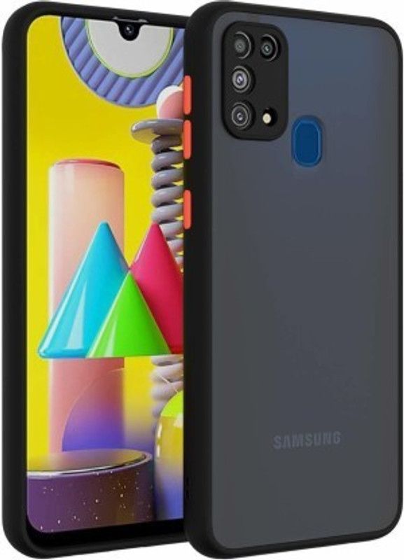 Cermarise Back Cover for Samsung Galaxy M31  (Black, Camera Bump Protector, Pack of: 1)