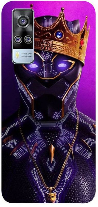 Skyhawk Back Cover for Vivo Y51A King Panther  (Multicolor, Waterproof, Silicon, Pack of: 1)