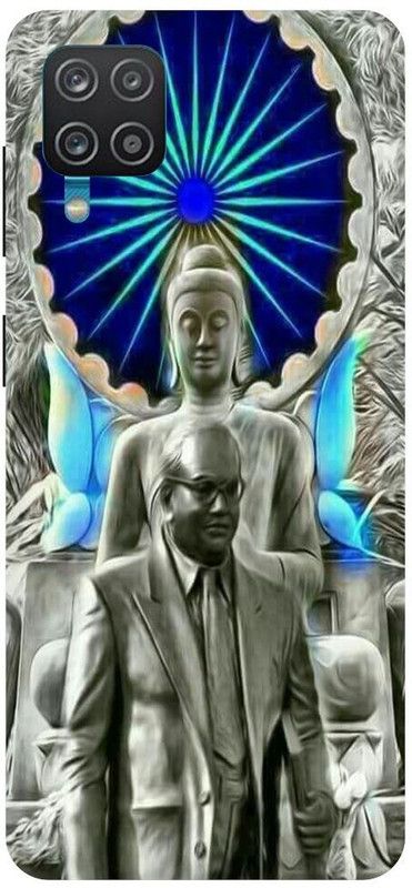 THE NARAYANA COLLECTIONS Back Cover for SAMSUNG GALAXY F12-BHEEM,RAO,AMBEDKAR,BABA,SAHEB  (Multicolor, Hard Case, Pack of: 1)