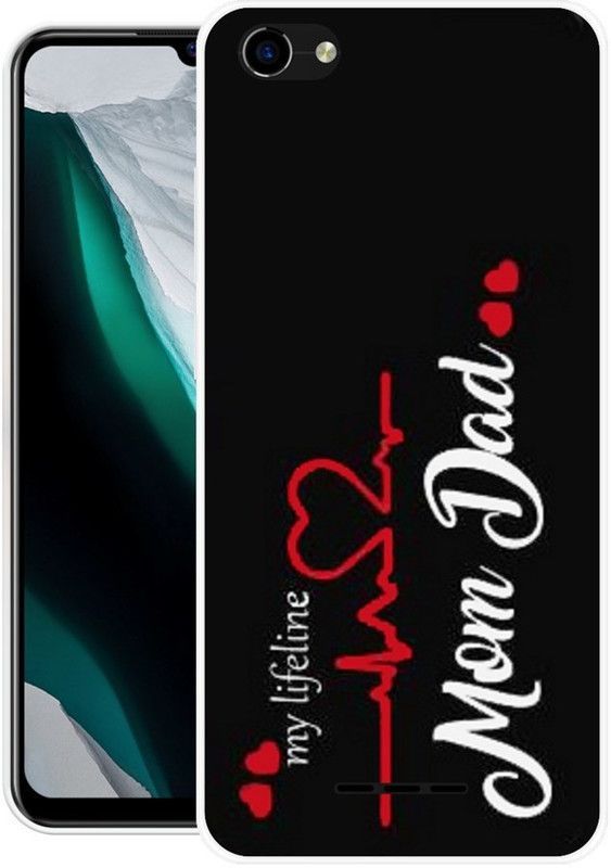 PAEDICON Back Cover for Lava Z61  (Black, Grip Case, Silicon)