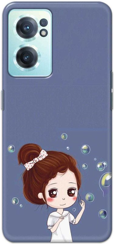 Tweakymod Back Cover for ONEPLUS NORD CE 2  (Purple, White, 3D Case)