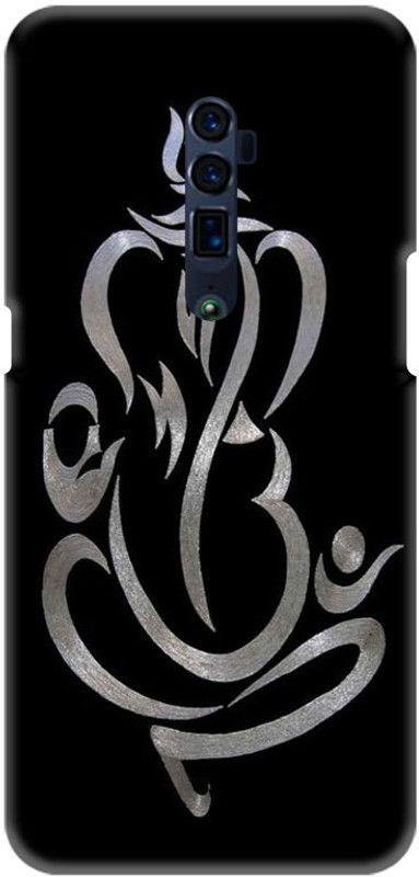 PNBEE Back Cover for Oppo Reno 10x zoom -Lord Ganesha Printed Back Case Cover  (Multicolor, Hard Case, Pack of: 1)
