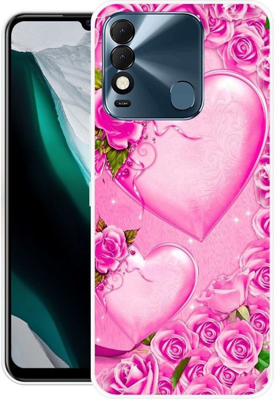 KUDI Back Cover for Tecno Spark 8  (Multicolor, Grip Case, Silicon)