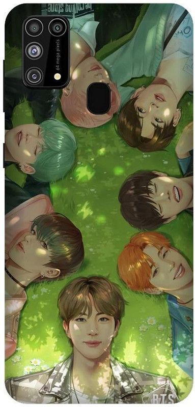 URCHIN Back Cover for Samsung M31 BTS, bts, BTS army, BTS Love, bts singers, korean, Bangtan Boys  (Multicolor, Shock Proof, Pack of: 1)