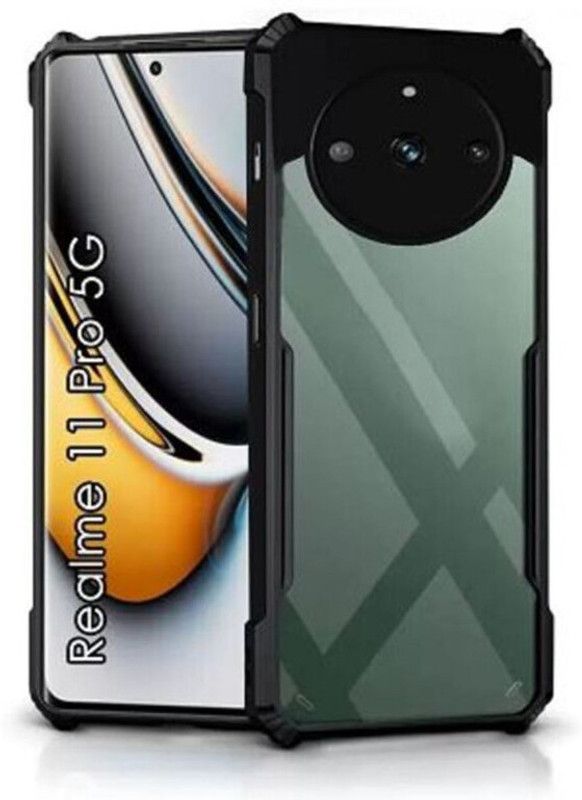 ALONZO Back Cover for Realme 11 Pro, (IP)  (Blue, Grip Case, Pack of: 1)